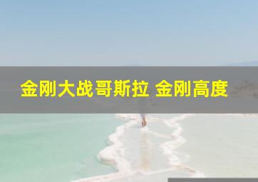 金刚大战哥斯拉 金刚高度